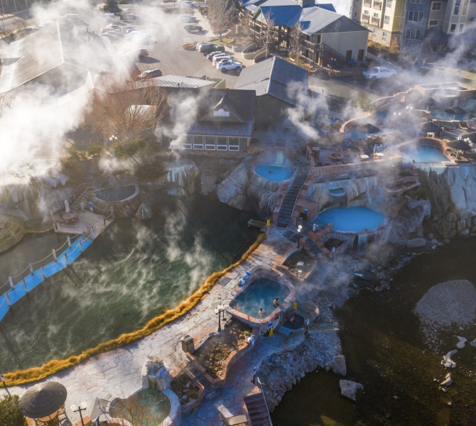 Birdeye View of The Springs Resort