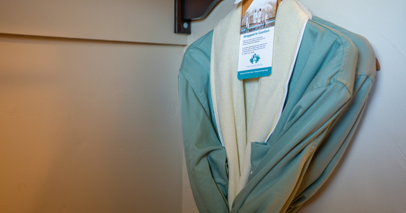 A pair of comfortable house robes