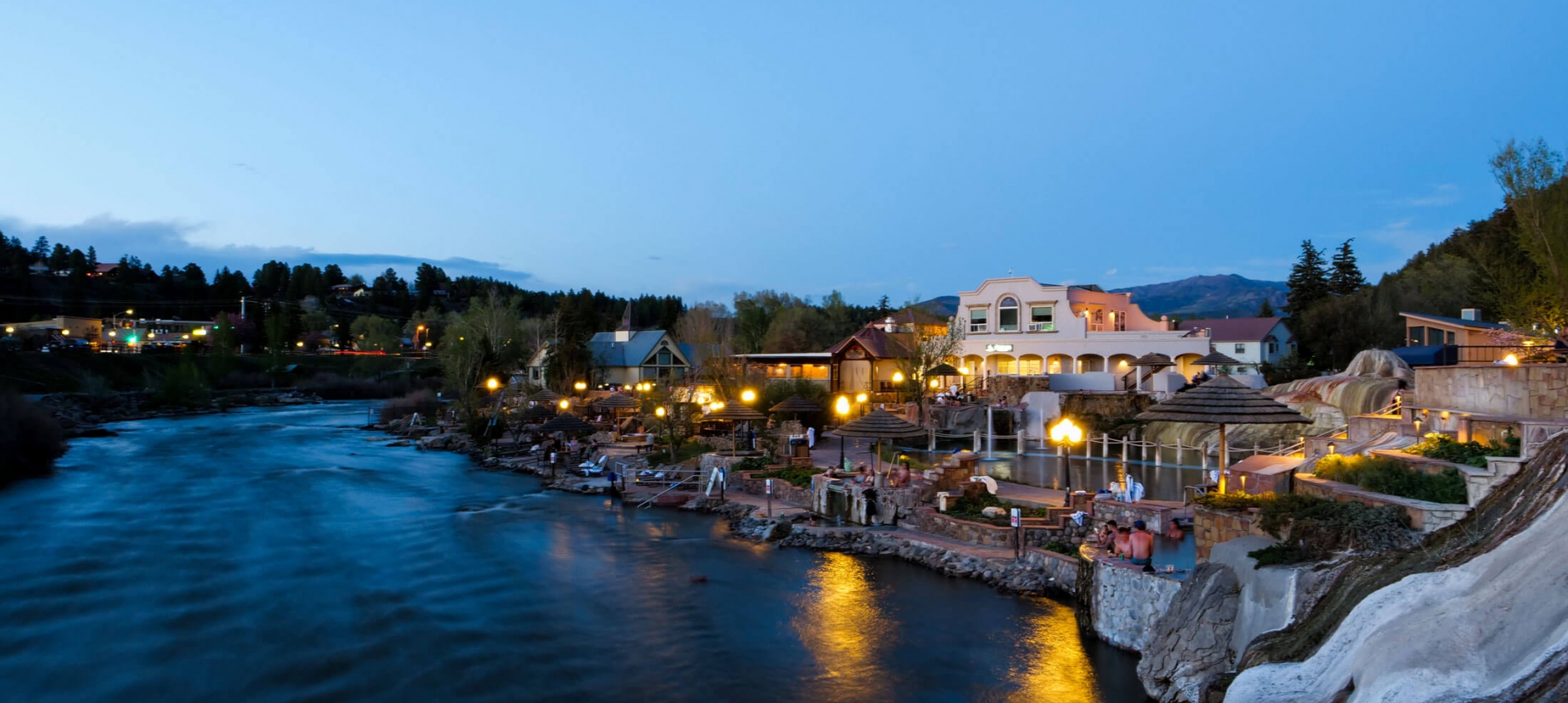 Overnight guests receive 24-hour soaking access